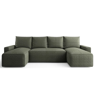 Rozkládací sedací souprava do U SOFTA - khaki