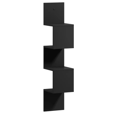 Designová závěsná police GALATEA - černá