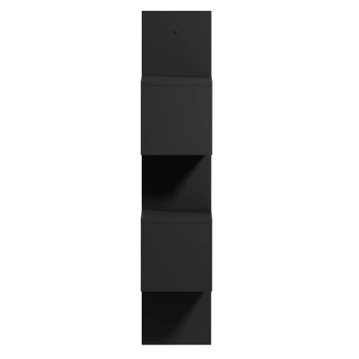 Designová závěsná police GALATEA - černá