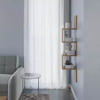 Designová závěsná police GALATEA - dub artisan