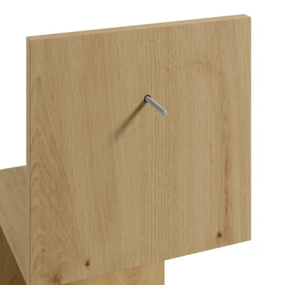 Designová závěsná police GALATEA - dub artisan