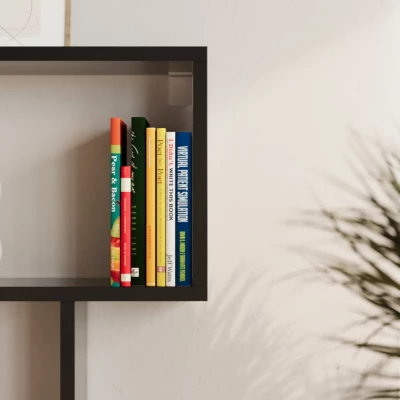 Designová knihovna TARIN - černá