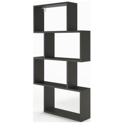 Designová knihovna TARIN - černá