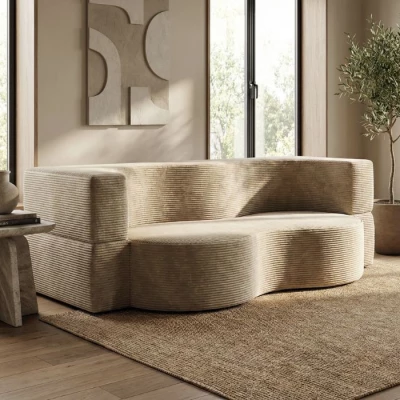Designová pohovka SAMIRA - béžová