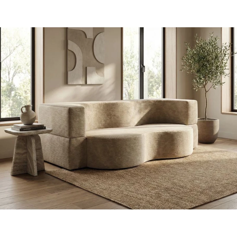 Designová pohovka SAMIRA - béžová