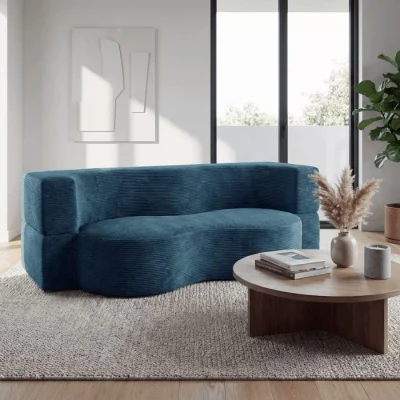 Designová pohovka SAMIRA - modrá