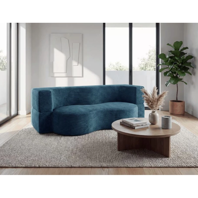 Designová pohovka SAMIRA - modrá
