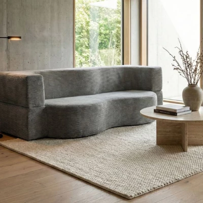 Designová pohovka SAMIRA - šedá