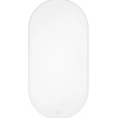 Oválné zrcadlo ERIS s LED osvětlením - bílé
