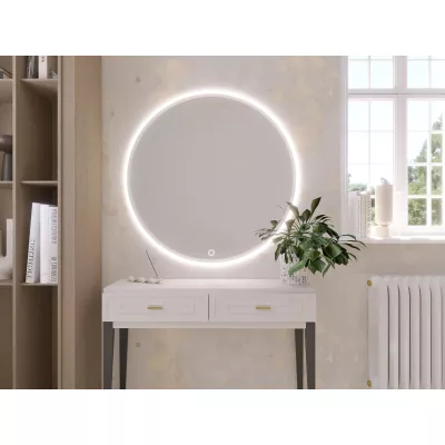 Zrcadlo ONYX s LED osvětlením - bílé