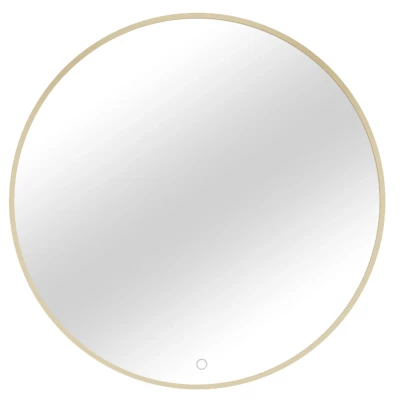 Kulaté zrcadlo SOL s LED osvětlením - zlaté