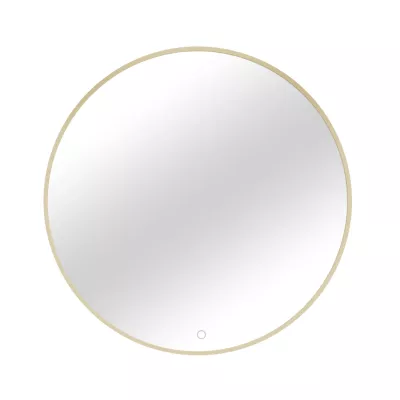 Kulaté zrcadlo SOL s LED osvětlením - zlaté