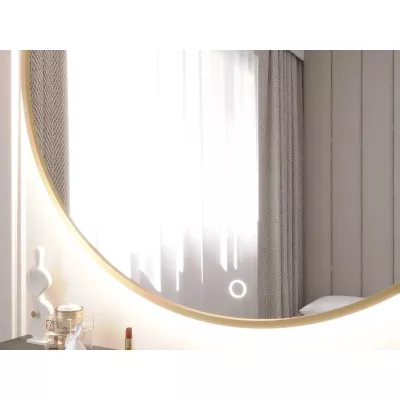 Zrcadlo SOL s LED osvětlením - zlaté