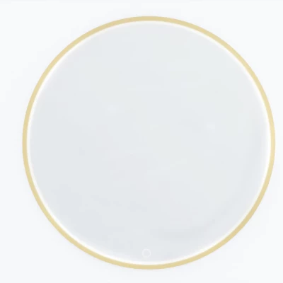Zrcadlo na zeď SOL s LED osvětlením - zlaté