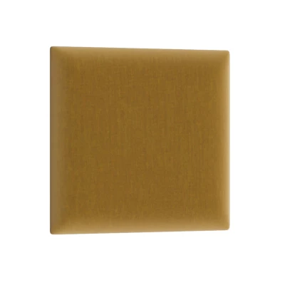Čalouněný nástěnný panel 30x30 VALERIO - hořčicový