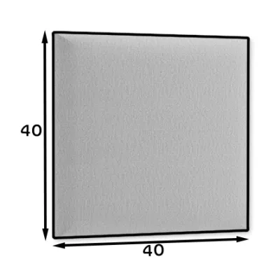 Čalouněný panel na zeď 40x40 VALERIO - růžový