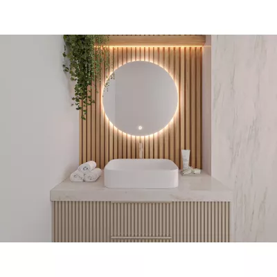 Kulaté zrcadlo s LED osvětlením XERION