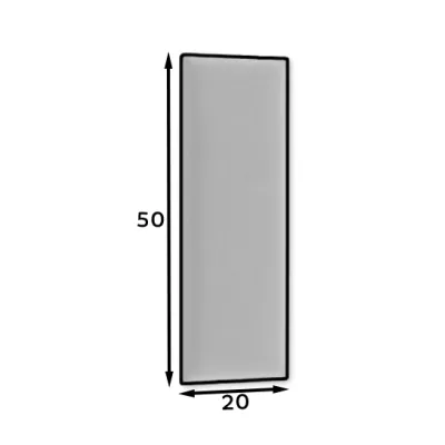 Čalouněný panel na zeď 50x20 VALERIO - zelený