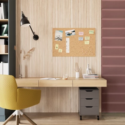 Čalouněný panel na zeď 50x20 VALERIO - růžový