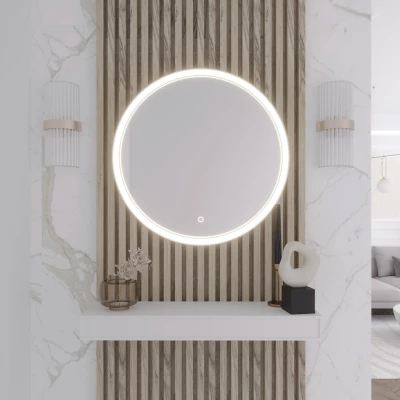 Zrcadlo na zeď XERION s LED osvětlením