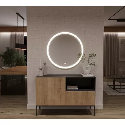 Zrcadlo na zeď XERION s LED osvětlením