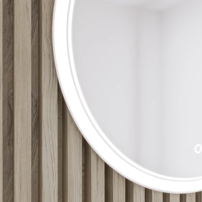 Zrcadlo na zeď XERION s LED osvětlením