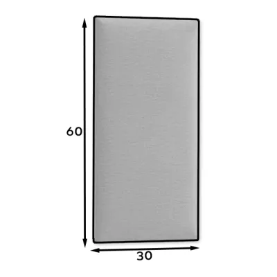 Čalouněný nástěnný panel 60x30 VALERIO - modrý