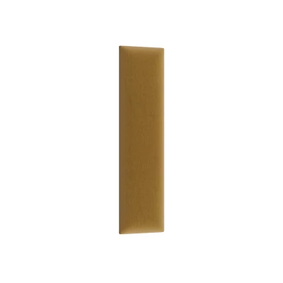 Obdélníkový čalouněný panel 60x15 VALERIO - hořčicový