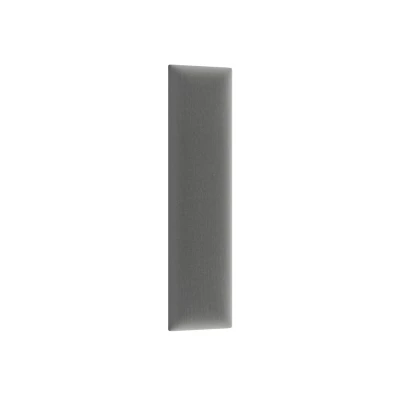 Obdélníkový čalouněný panel 60x15 VALERIO - světle šedý