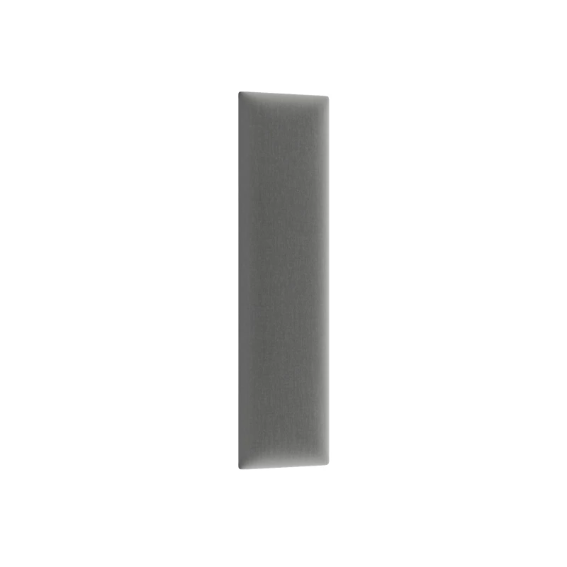 Obdélníkový čalouněný panel 60x15 VALERIO - světle šedý