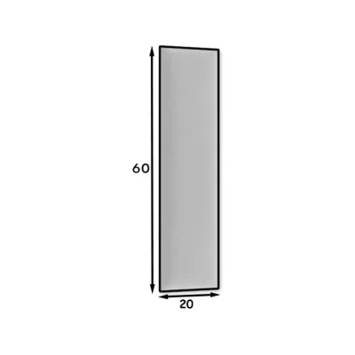 Obdélníkový čalouněný panel 60x20 VALERIO - růžový