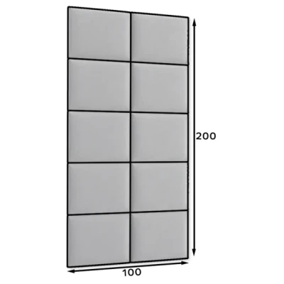 Set panelů na zeď 100x200 VALERIO - tmavě modrý