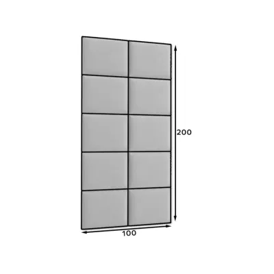 Set panelů na zeď 100x200 VALERIO - tmavě modrý