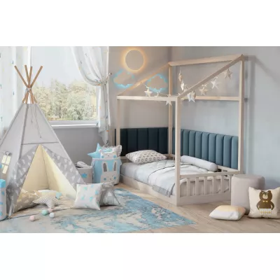 Set čalouněných panelů 100x220x50 VALERIO - světle modrý