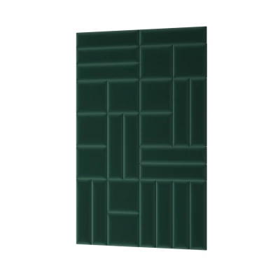 Set čalouněných nástěnných panelů 120x195 VALERIO - zelený