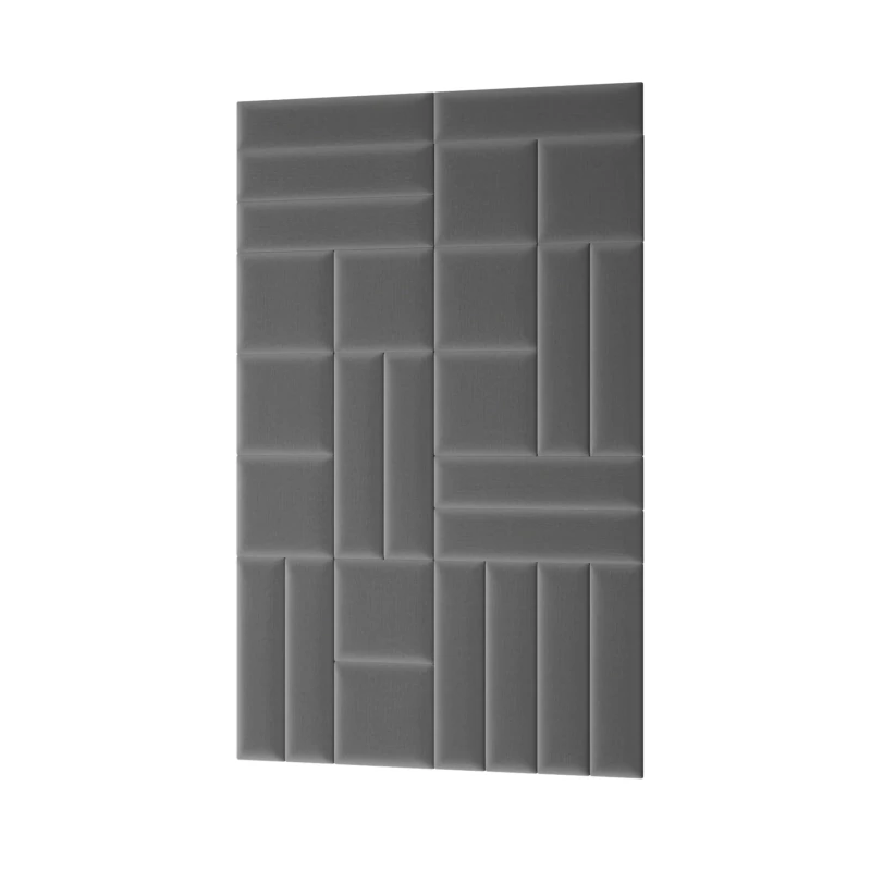 Set čalouněných nástěnných panelů 120x195 VALERIO - šedý