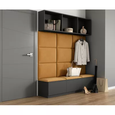 Set čalouněných panelů 180x120 VALERIO - hořčicový