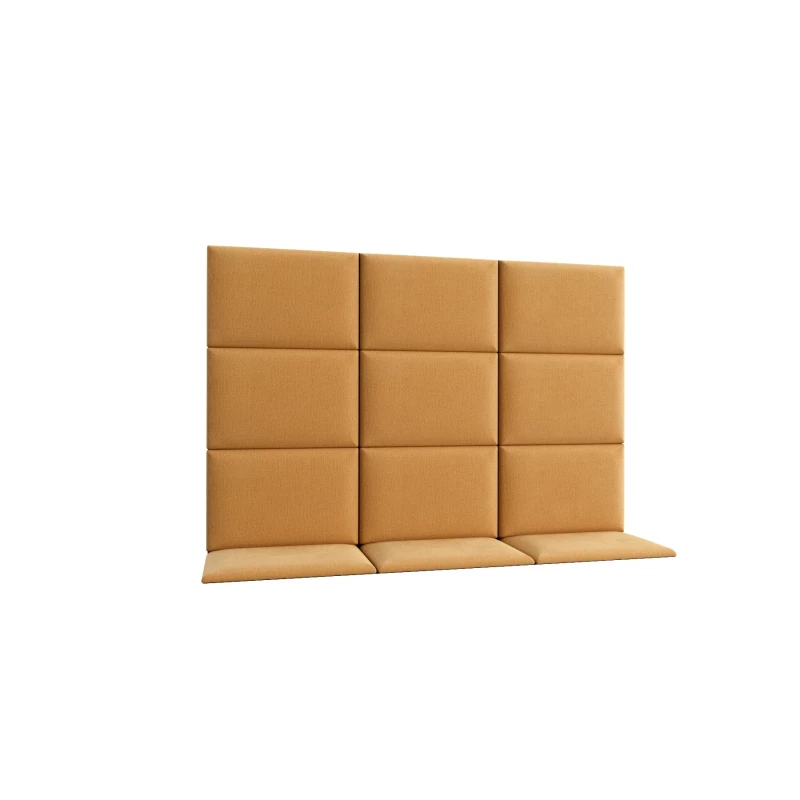 Set čalouněných panelů 180x120 VALERIO - hořčicový