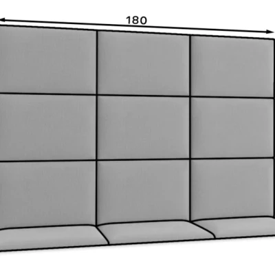 Set čalouněných panelů 180x120 VALERIO - hořčicový