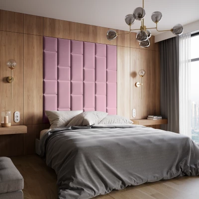 Set panelů na zeď 180x180 VALERIO - růžový