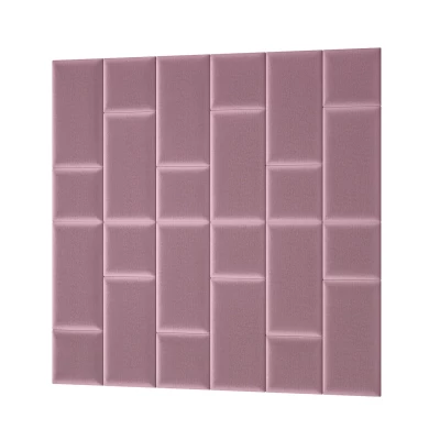 Set panelů na zeď 180x180 VALERIO - růžový