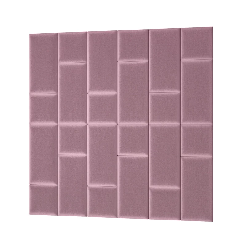 Set panelů na zeď 180x180 VALERIO - růžový