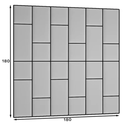 Set panelů na zeď 180x180 VALERIO - růžový