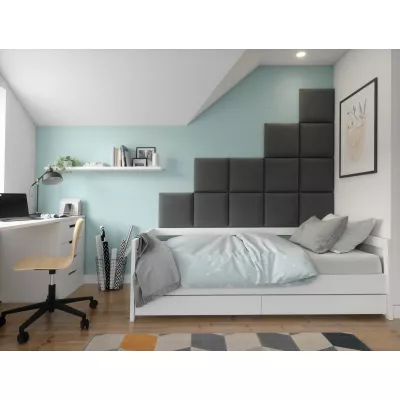 Set čalouněných panelů na zeď 200x160 VALERIO - tmavě šedý