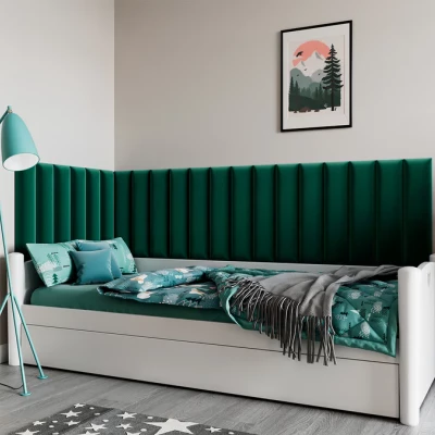 Set čalouněných panelů 210x90x60 VALERIO - zelený