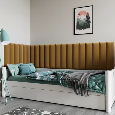 Set čalouněných panelů 210x90x60 VALERIO - hořčicový
