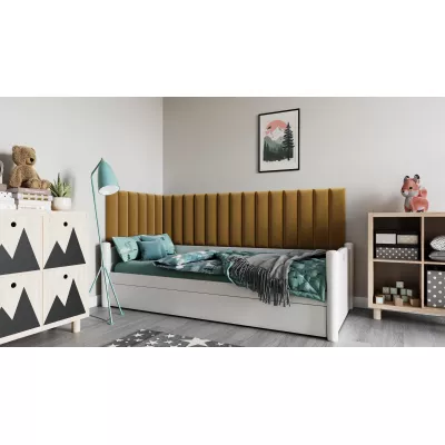 Set čalouněných panelů 210x90x60 VALERIO - hořčicový