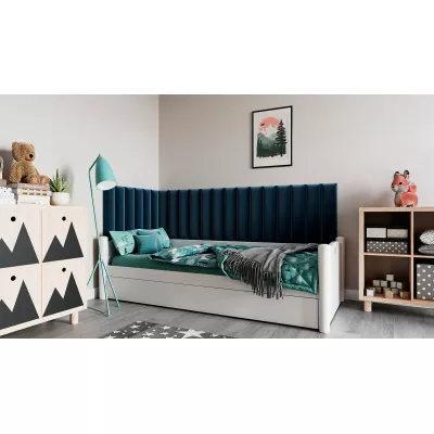 Set čalouněných panelů 210x90x60 VALERIO - modrý