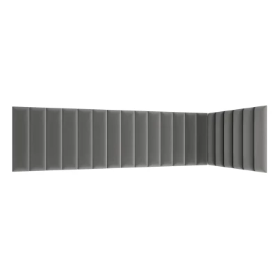 Set čalouněných panelů 210x90x60 VALERIO - šedý