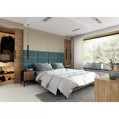 Set čalouněných panelů 240x90 VALERIO - světle modrý